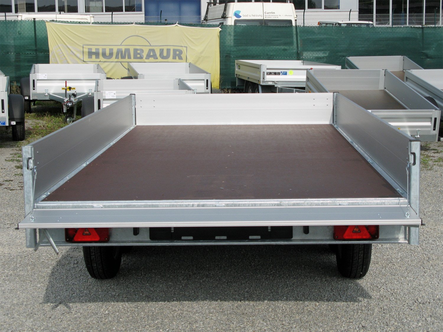 Remorque plateau Hapert Azure H-3 3500 4550 x 2400 mm 3 essieux
