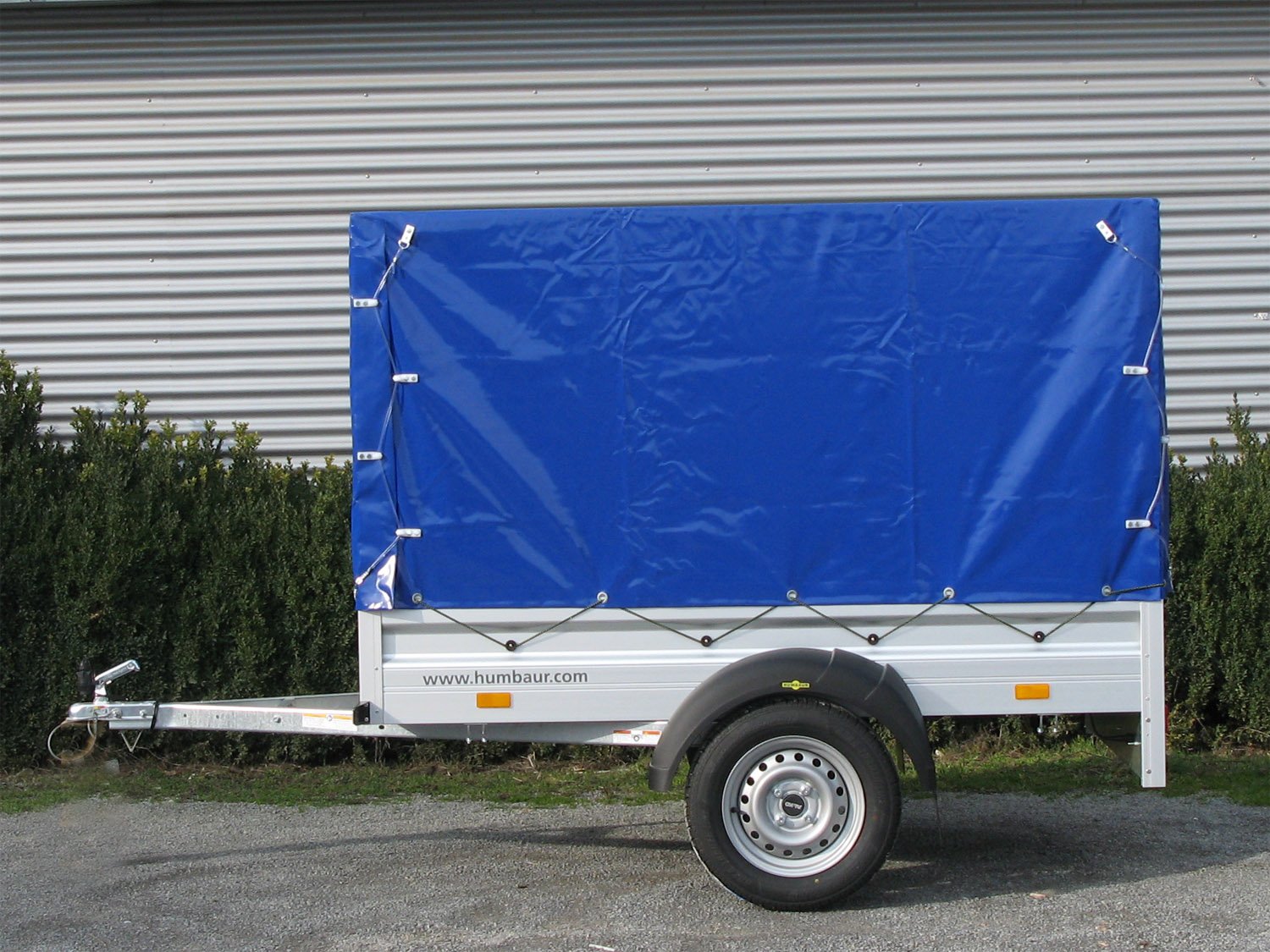 Remorque utilitaire HUMBAUR HA752111 KV bâche bleue