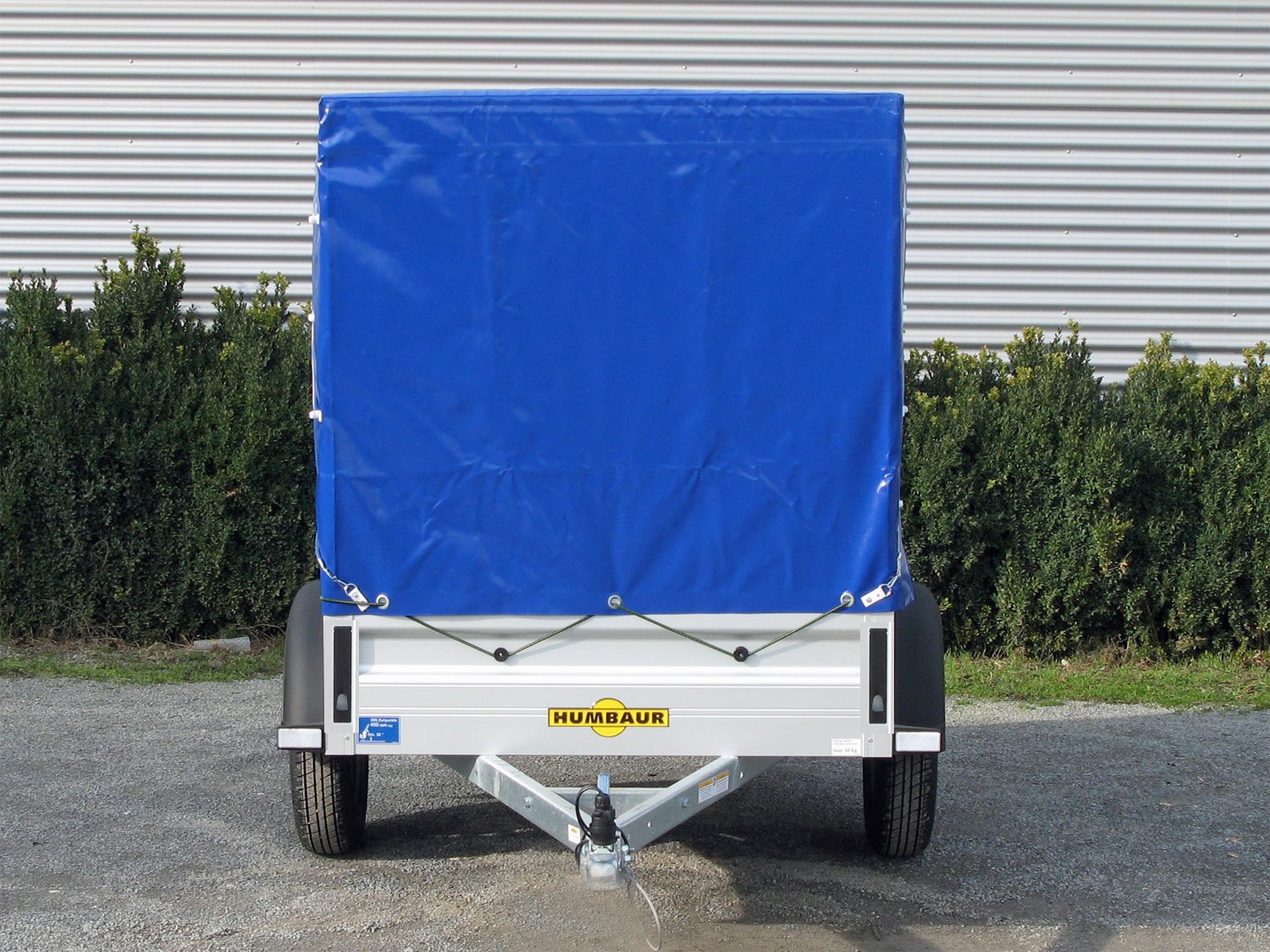 Remorque utilitaire HUMBAUR HA752111 KV bâche bleue