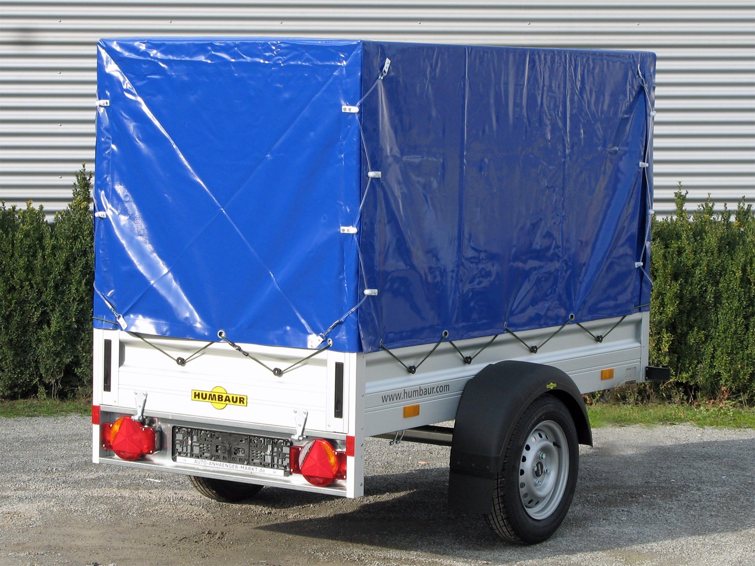 Remorque utilitaire HUMBAUR HA752111 KV bâche bleue
