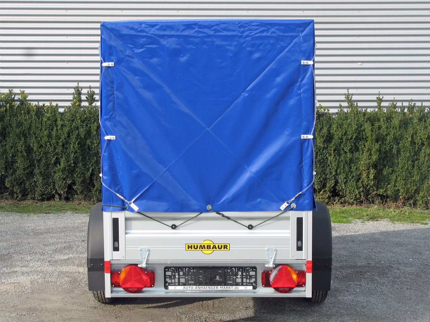 Remorque utilitaire HUMBAUR HA752111 KV bâche bleue