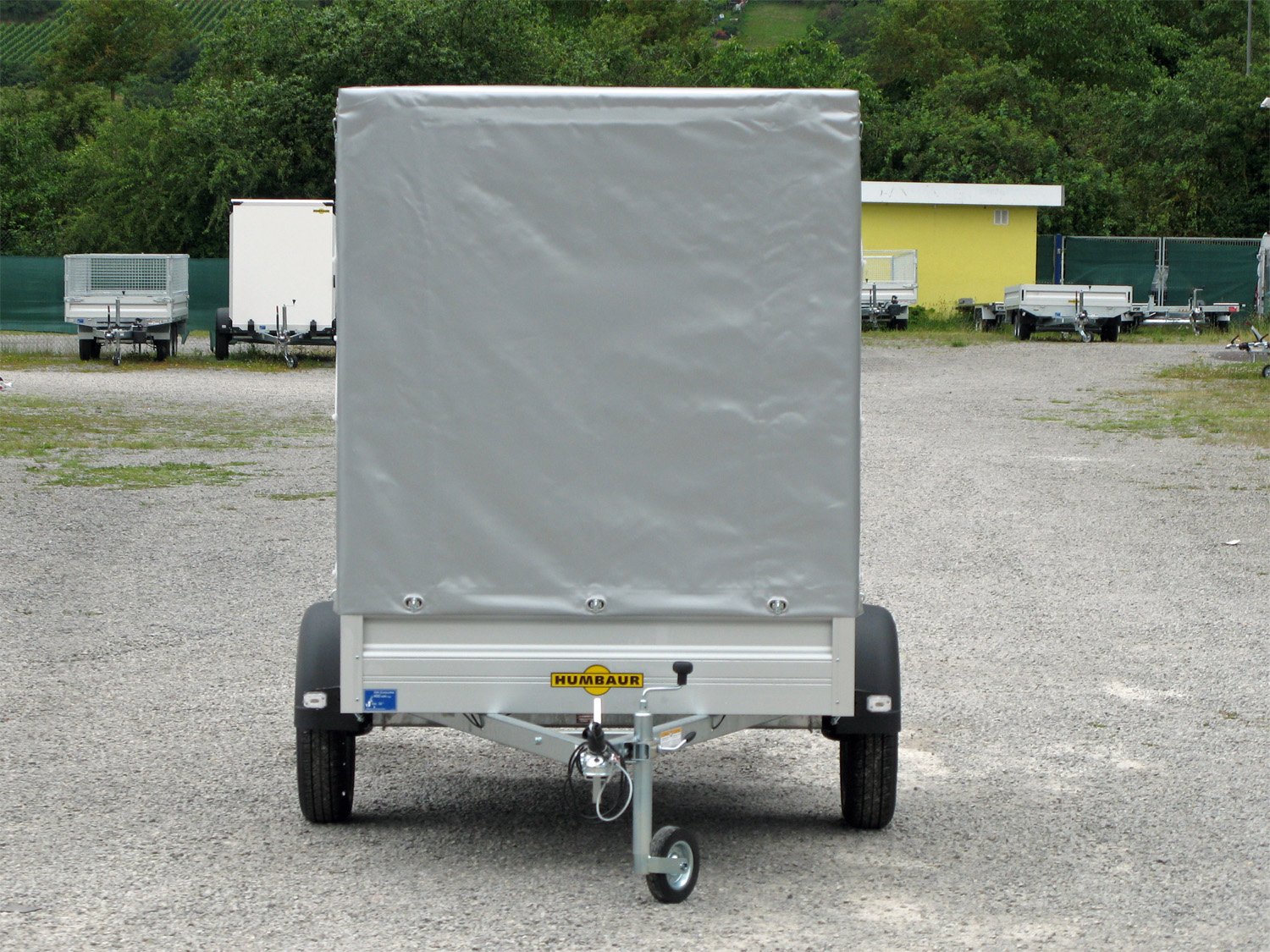 Remorque Humbaur HA752513 KV avec bâche hauteur intérieure 1600 mm