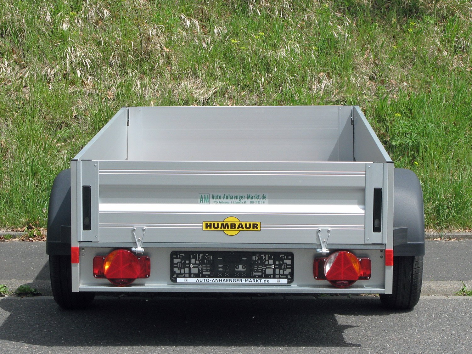 Remorque utilitaire Humbaur HA132513 KV ridelle avant rabattable