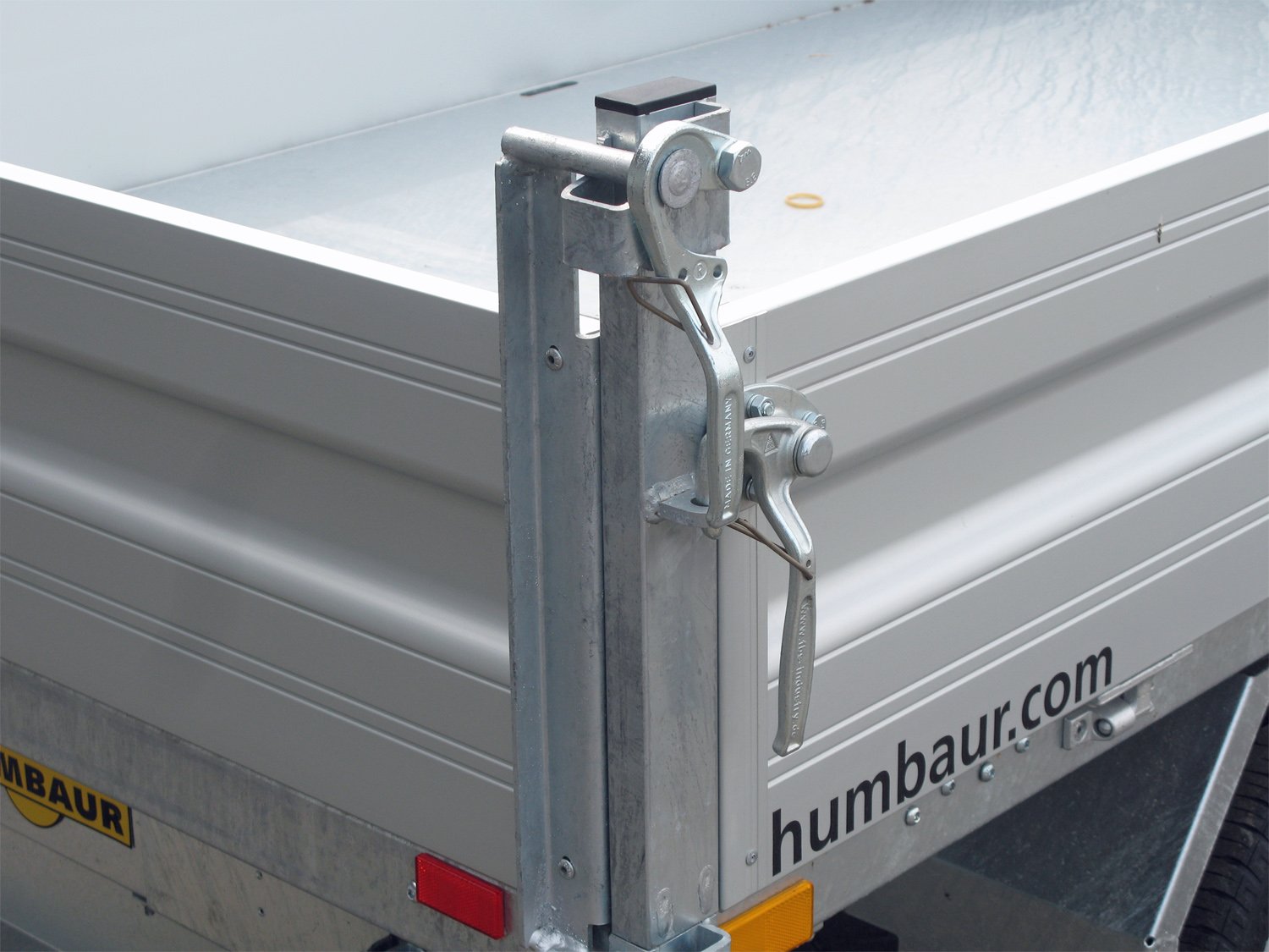Remorque benne 3 côtés Humbaur HTK 2700.27 ALU avec pompe électrique