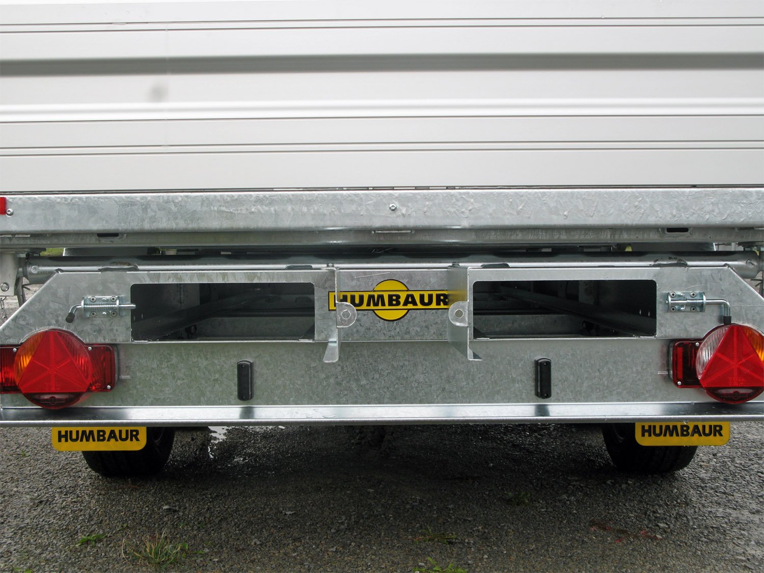 Remorque tribenne Humbaur HTK 3000.37 ALU avec pompe électrique