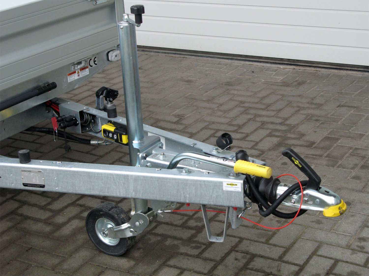 Remorque benne arrière Humbaur HUK 272715 avec pompe électrique et rehausse