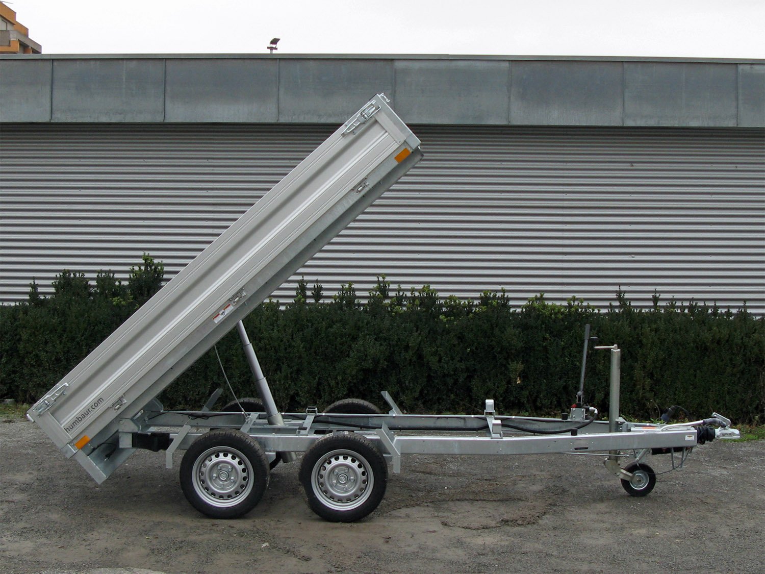 Remorque benne arrière Humbaur HUK 272715 avec pompe manuelle et FLEXePump
