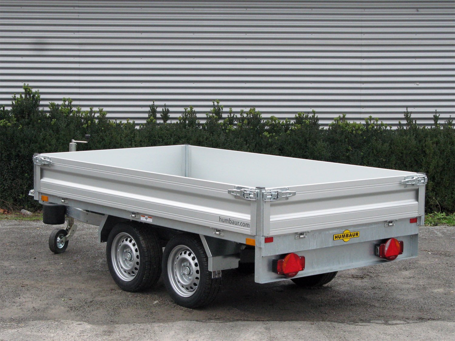 Remorque benne arrière Humbaur HUK 272715 avec pompe manuelle et FLEXePump