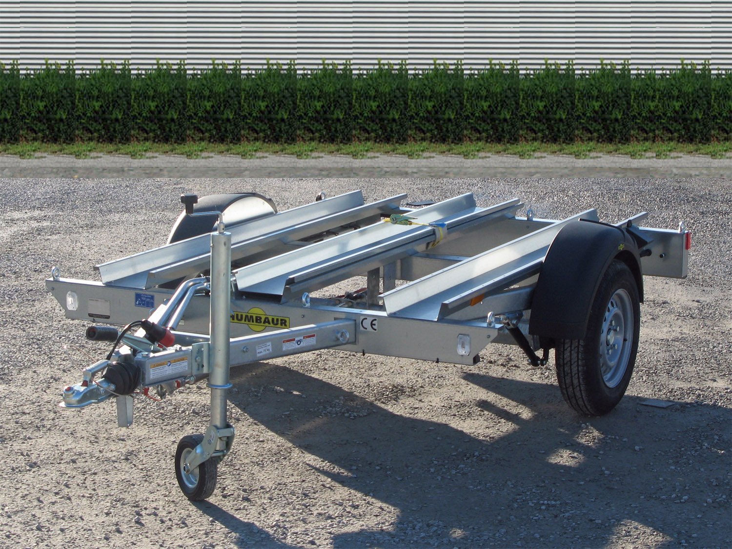 Remorque porte-motos HUMBAUR HM102113 3 rails