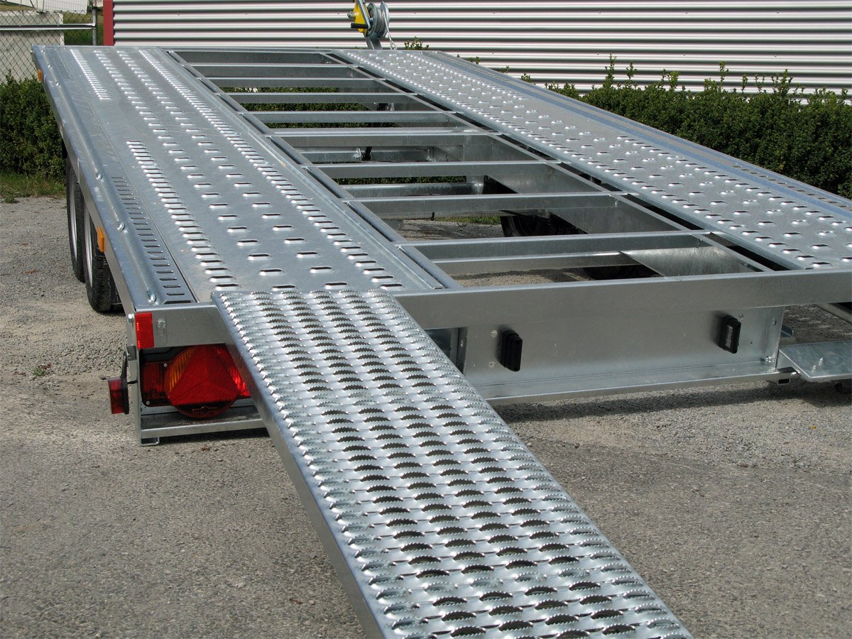Remorque porte-voiture Humbaur MTK 354222 à plateau basculant