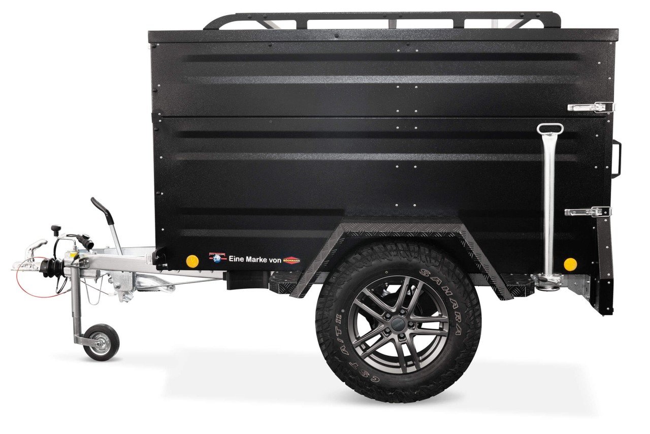 Remorque fourgon tout-terrain KT-EB2 Plus 1000 kg avec rehausse