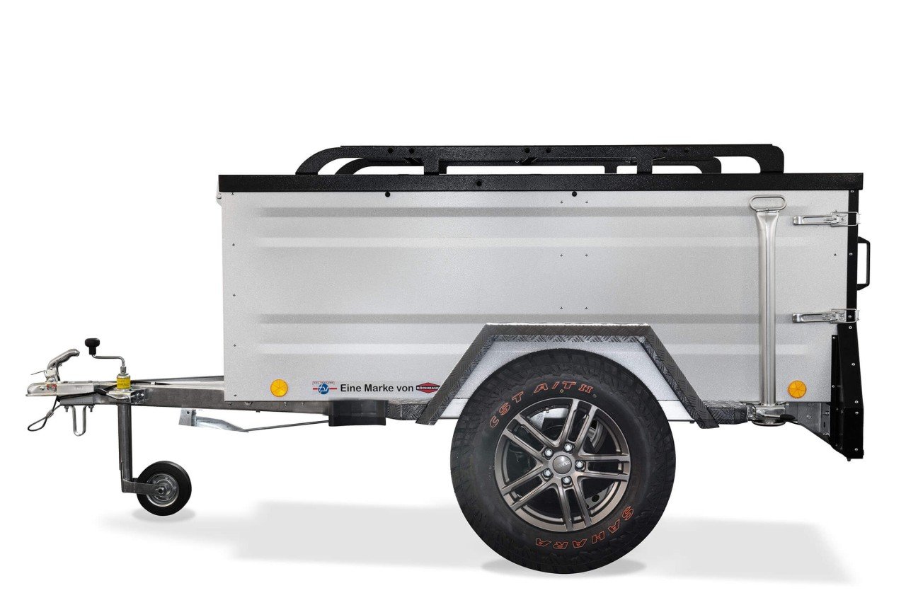 Remorque tout-terrain Böckmann/TPV KT-EB2 1000 kg pour tente de toit