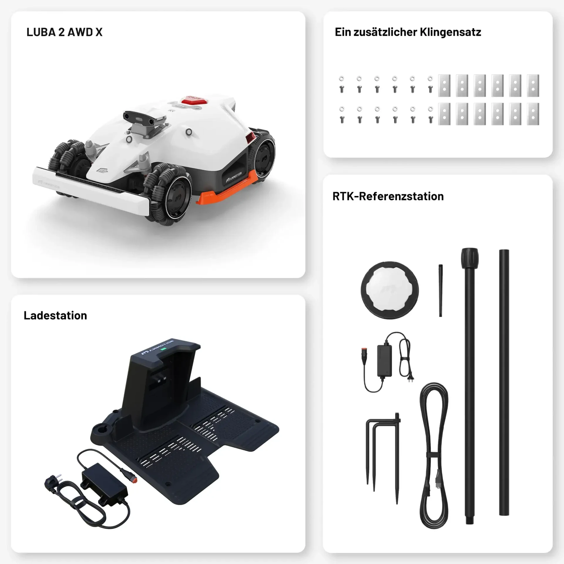 Robot tondeuse MAMMOTION LUBA 2 AWD 5000X