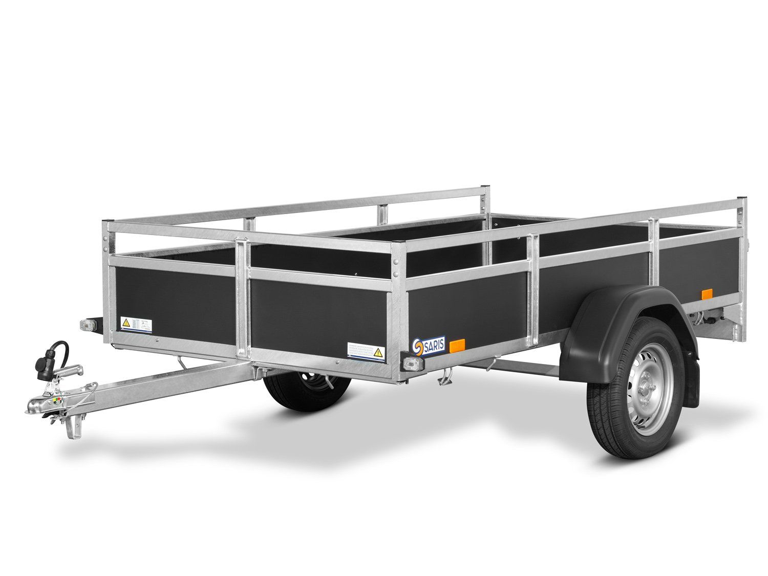 Remorque utilitaire SARIS CW 255 133 750 1 rambarde acier galvanisé