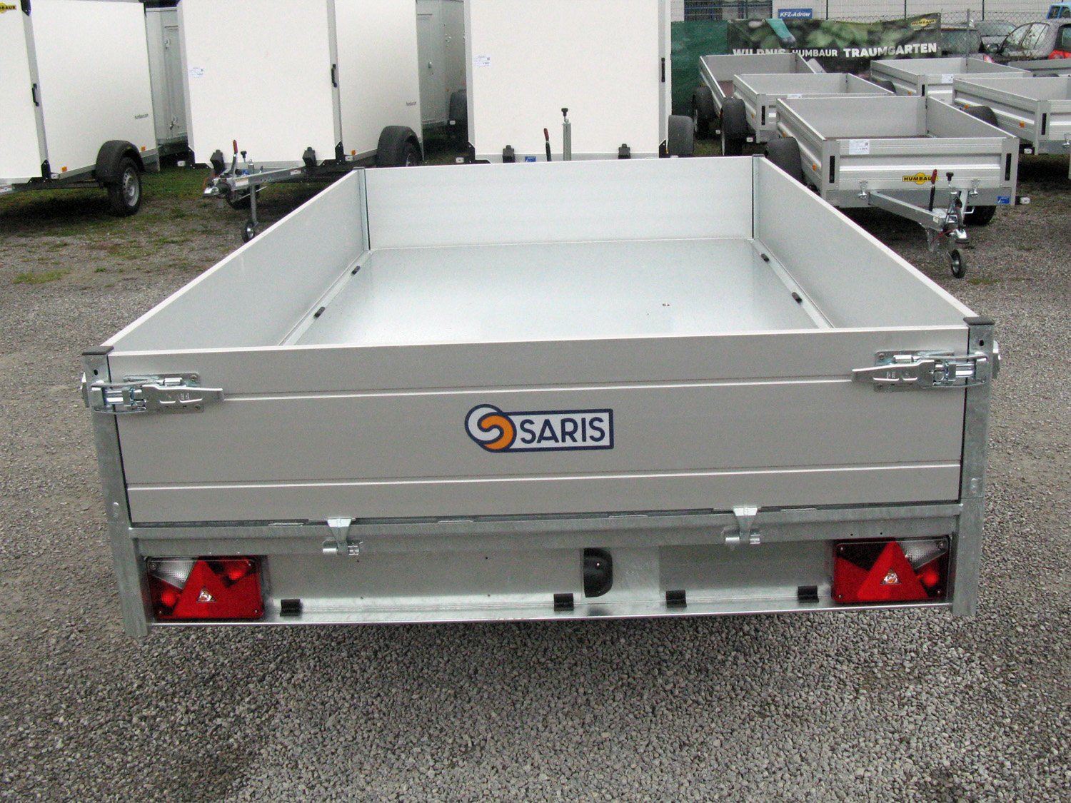 Remorque benne arrière SARIS K1 306 170 2700 2 E avec pompe électrique