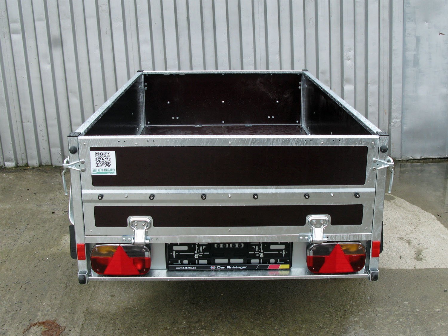 Remorque utilitaire STEMA HZ 7.5-20-12.1 C Woodoxx ridelles bois 40 cm