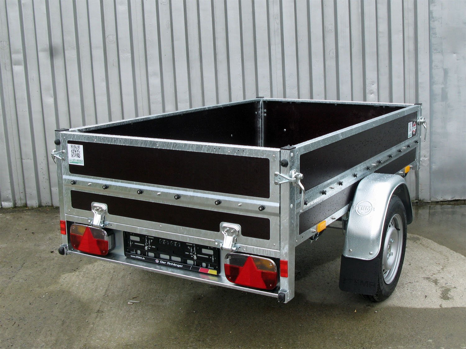 Remorque utilitaire STEMA HZ 7.5-20-12.1 C Woodoxx ridelles bois 40 cm