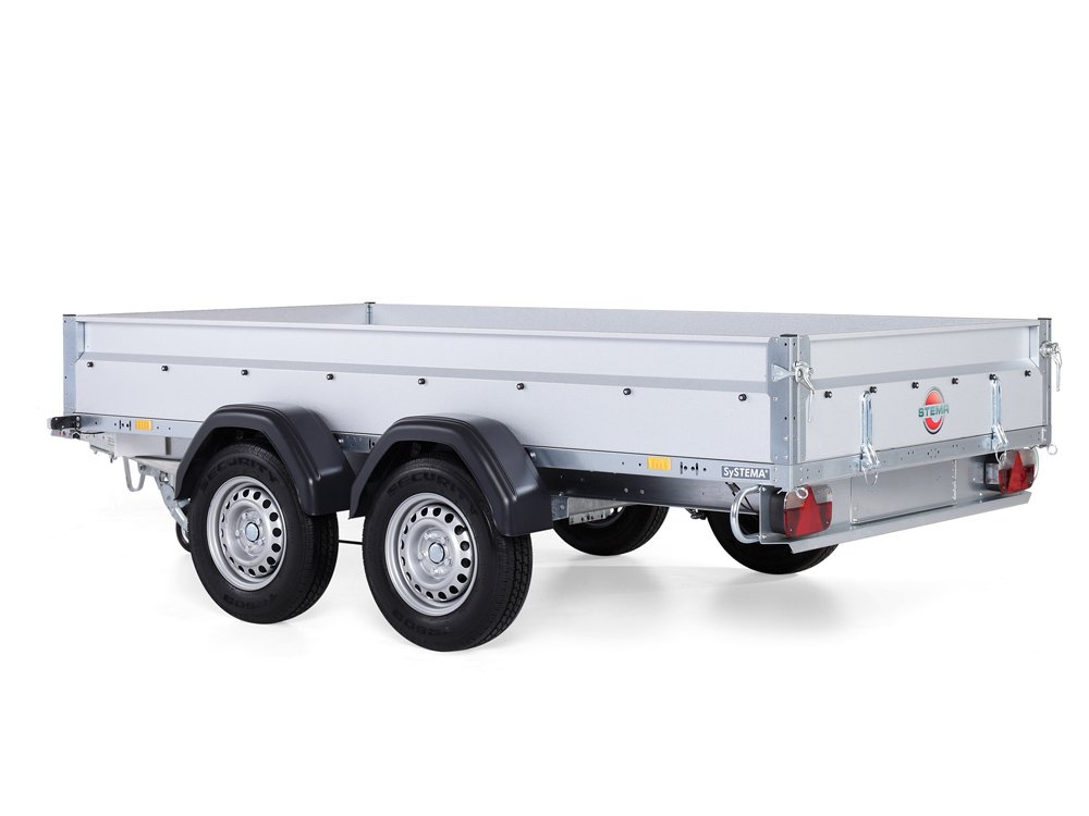 Remorque utilitaire STEMA STL 2000 O2 20-30-15.2 COC 2000 kg tandem