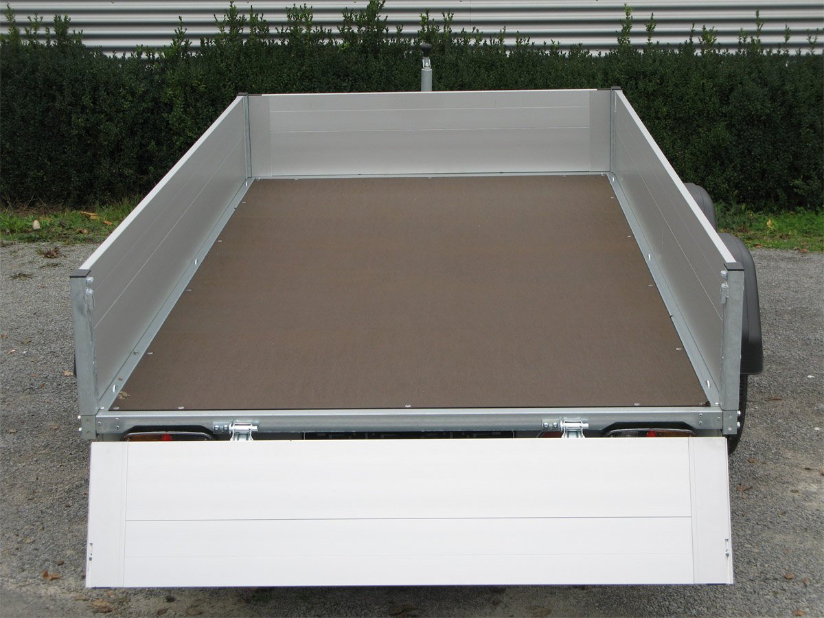 Remorque utilitaire STEMA STL 2000 O2 20-30-15.2 ALU tandem