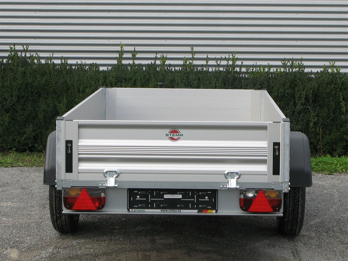 Remorque utilitaire STEMA STL 1300 O2 13-25-13.1 ALU à ridelles aluminium