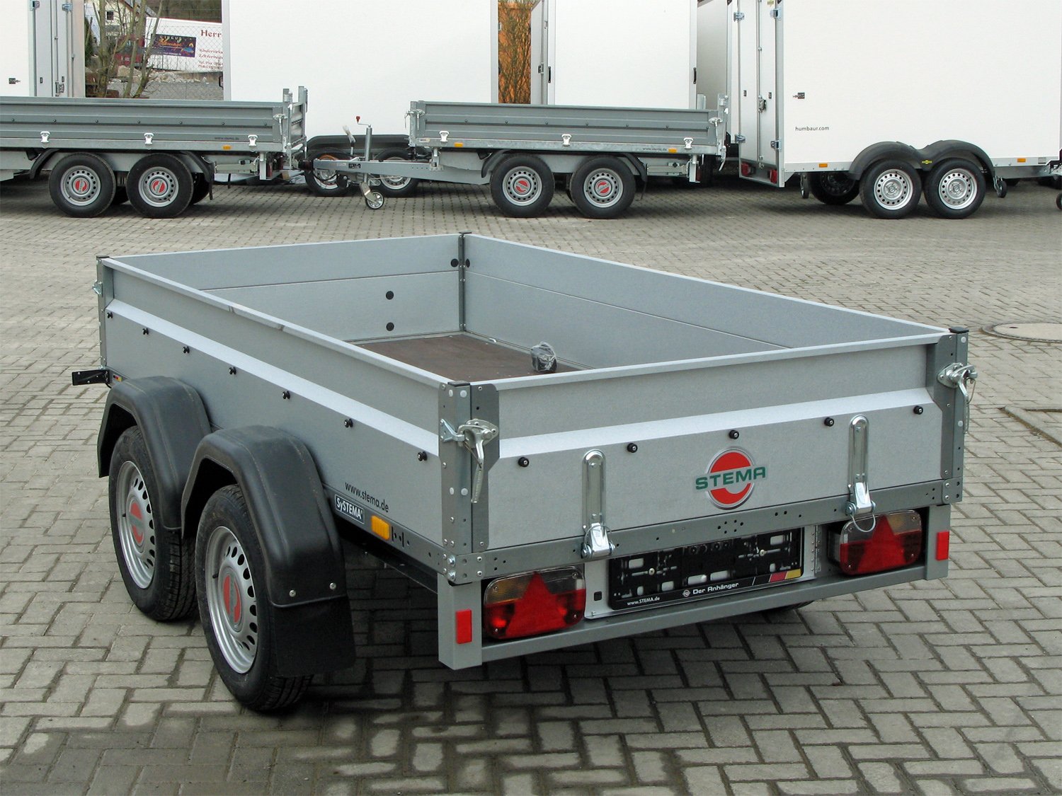 Remorque utilitaire STEMA ST O1 7.5-25-13.2 2 essieux