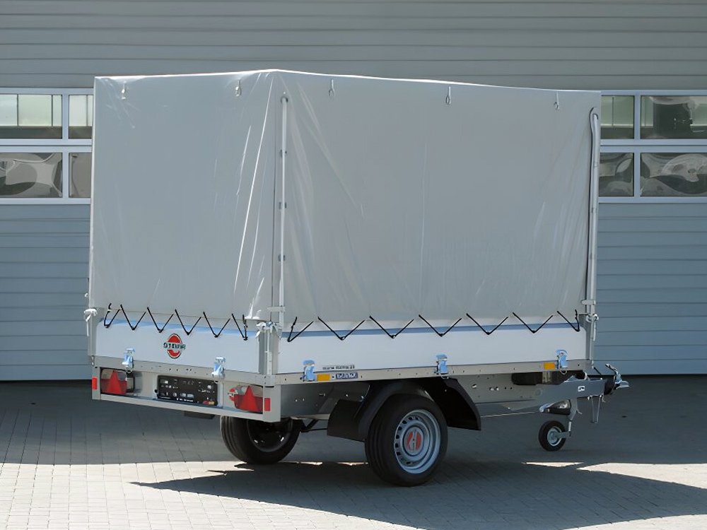 Remorque bâchée STEMA SH O2 13-25-15.1 avec bâche haute 125 cm