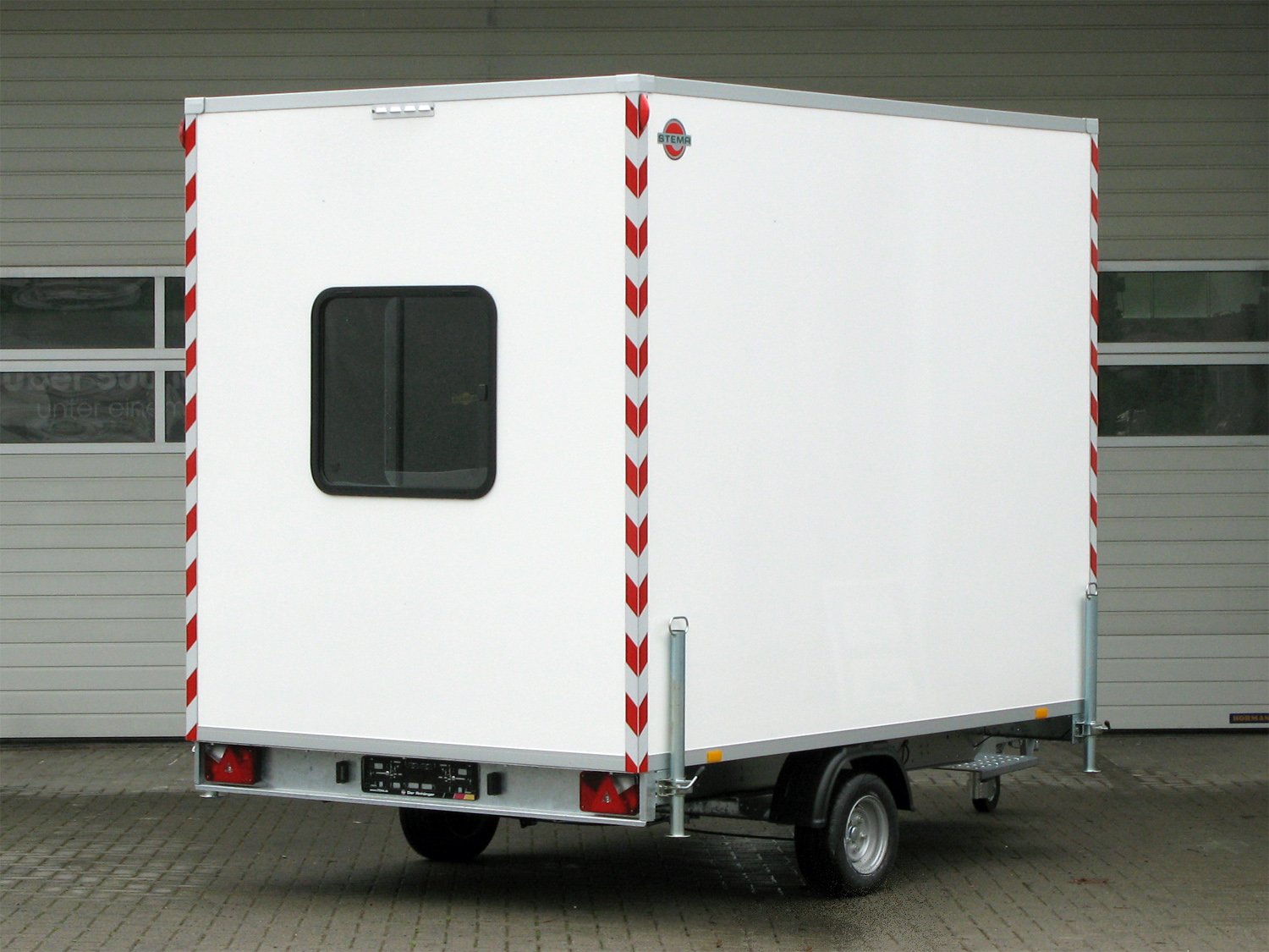 Remorque base-vie de chantier STEMA P-BOX SHBK O2 13-30-20.1 P23
