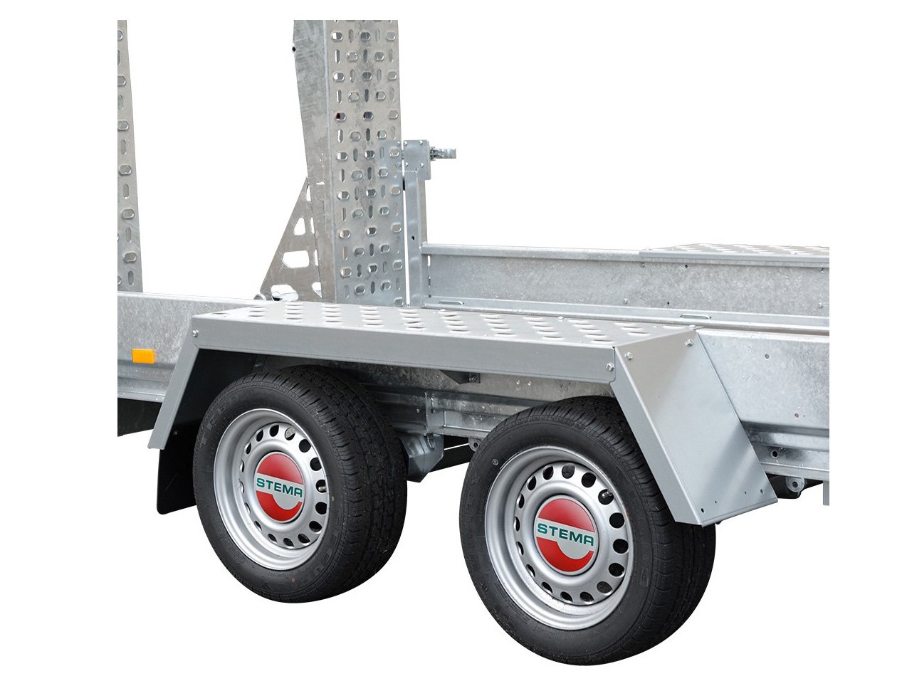 Remorque porte-engins STEMA BMAT O2 27-30-14.2 largeur intérieure 1400 mm