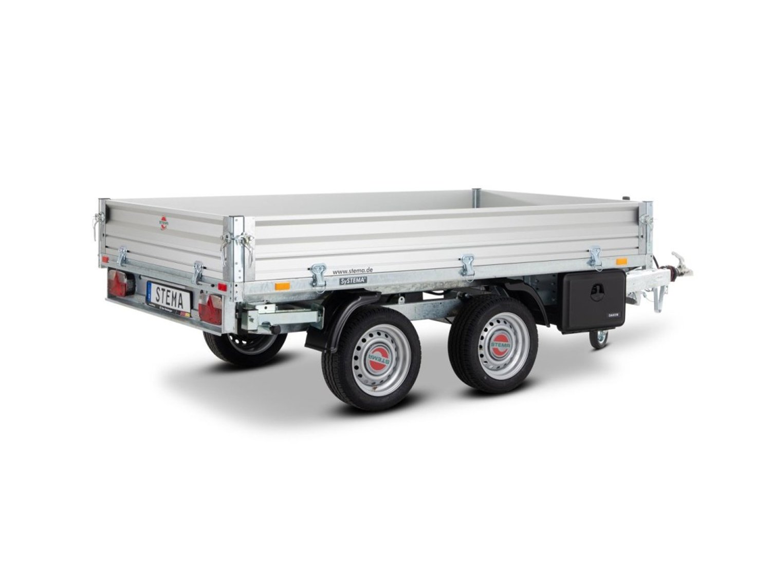 Remorque benne arrière STEMA RKE O2 27-27-15.2 ALU ROKO1 2700 kg