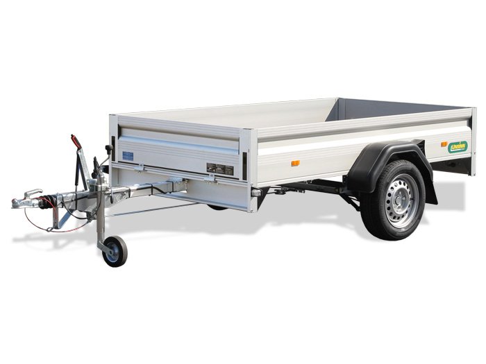 Remorque utilitaire Unsinn UT-K 2514-13-14 avec rampe grillagée