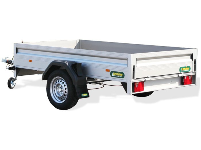 Remorque utilitaire Unsinn UT-K 2514-13-14 avec rampe grillagée