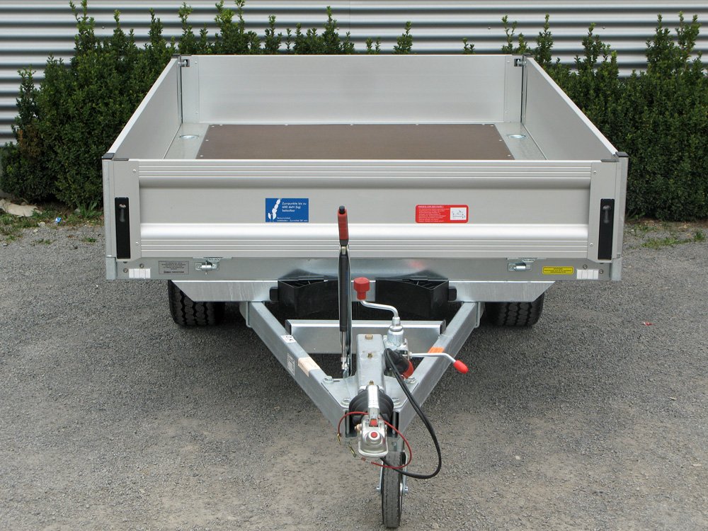 Remorque plateau Unsinn UH 2315-13-10 1350 kg à ridelles aluminium