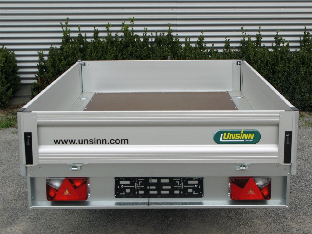 Remorque plateau Unsinn UH 2315-13-10 1350 kg à ridelles aluminium