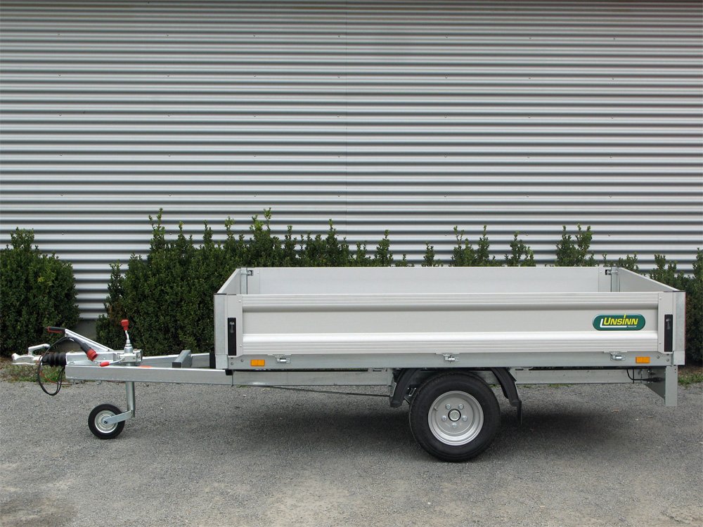 Remorque plateau Unsinn UH 2315-13-10 1350 kg à ridelles aluminium