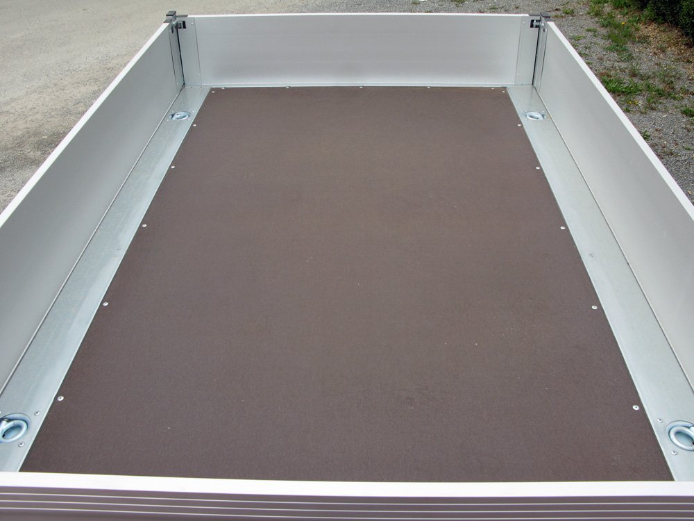 Remorque plateau Unsinn UH 2315-13-10 1350 kg à ridelles aluminium