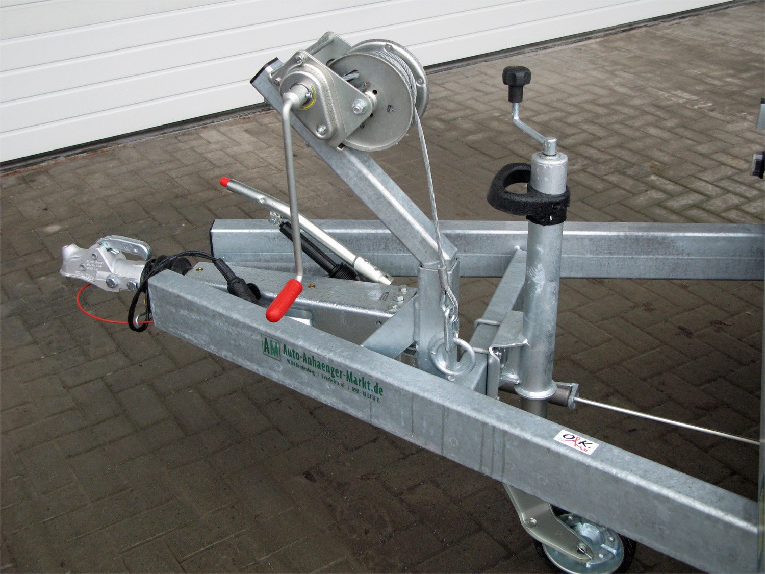 Remorque porte-engins Unsinn UF 5422-35-13 avec rampes et treuil