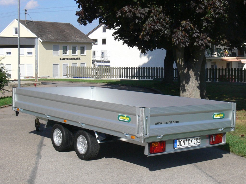 Remorque plateau Unsinn UH 3617-26-10 2600 kg version 100 km/h