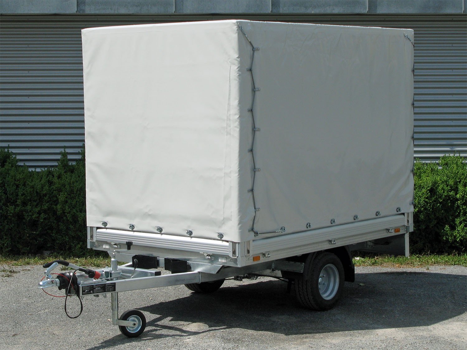 Remorque plateau Unsinn UH 2715-13-10 avec bâche 1600 mm et homologation 100 km/h