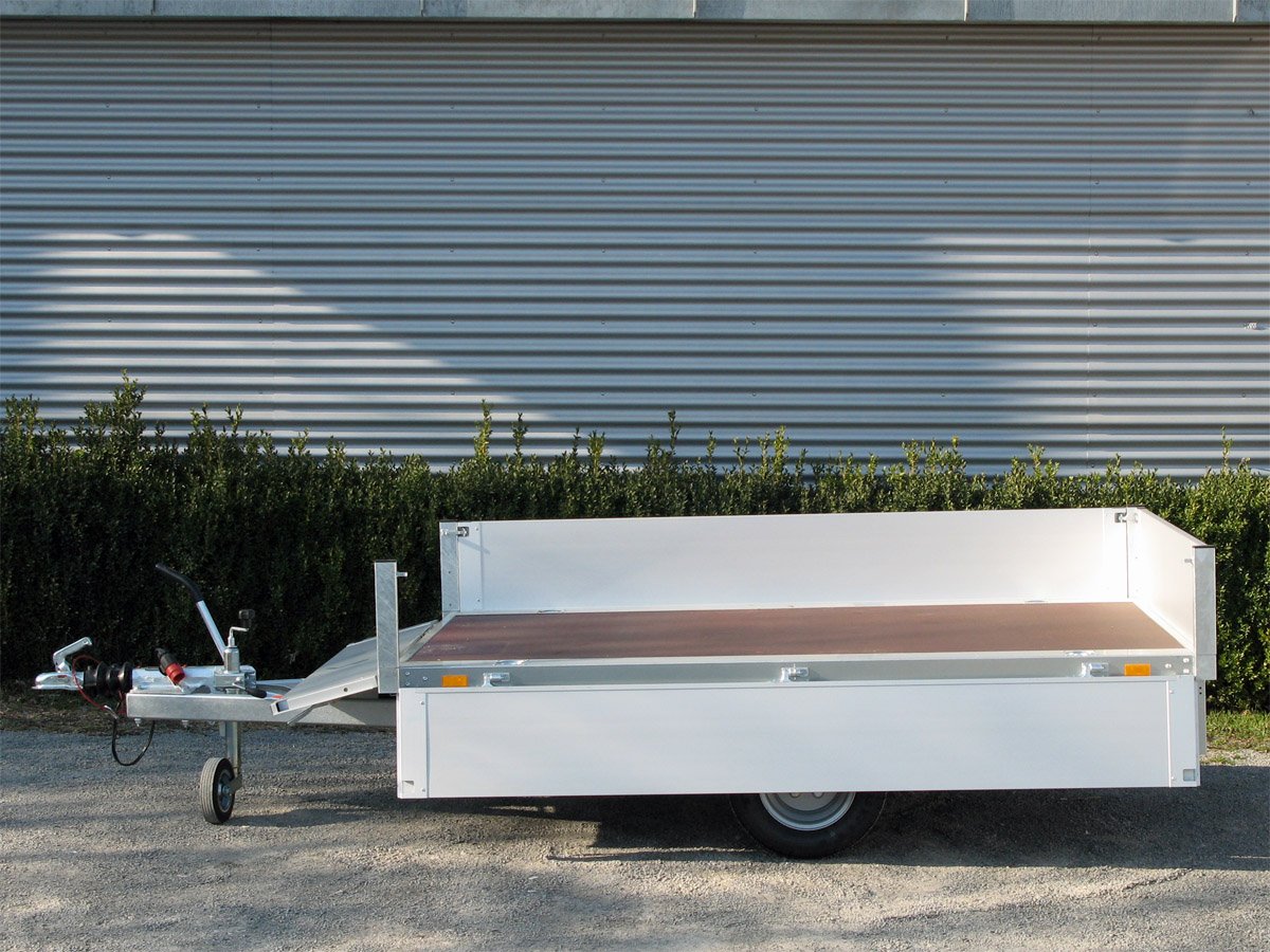 Remorque plateau Unsinn WEB 20 H 2315-13-10 à ridelles aluminium