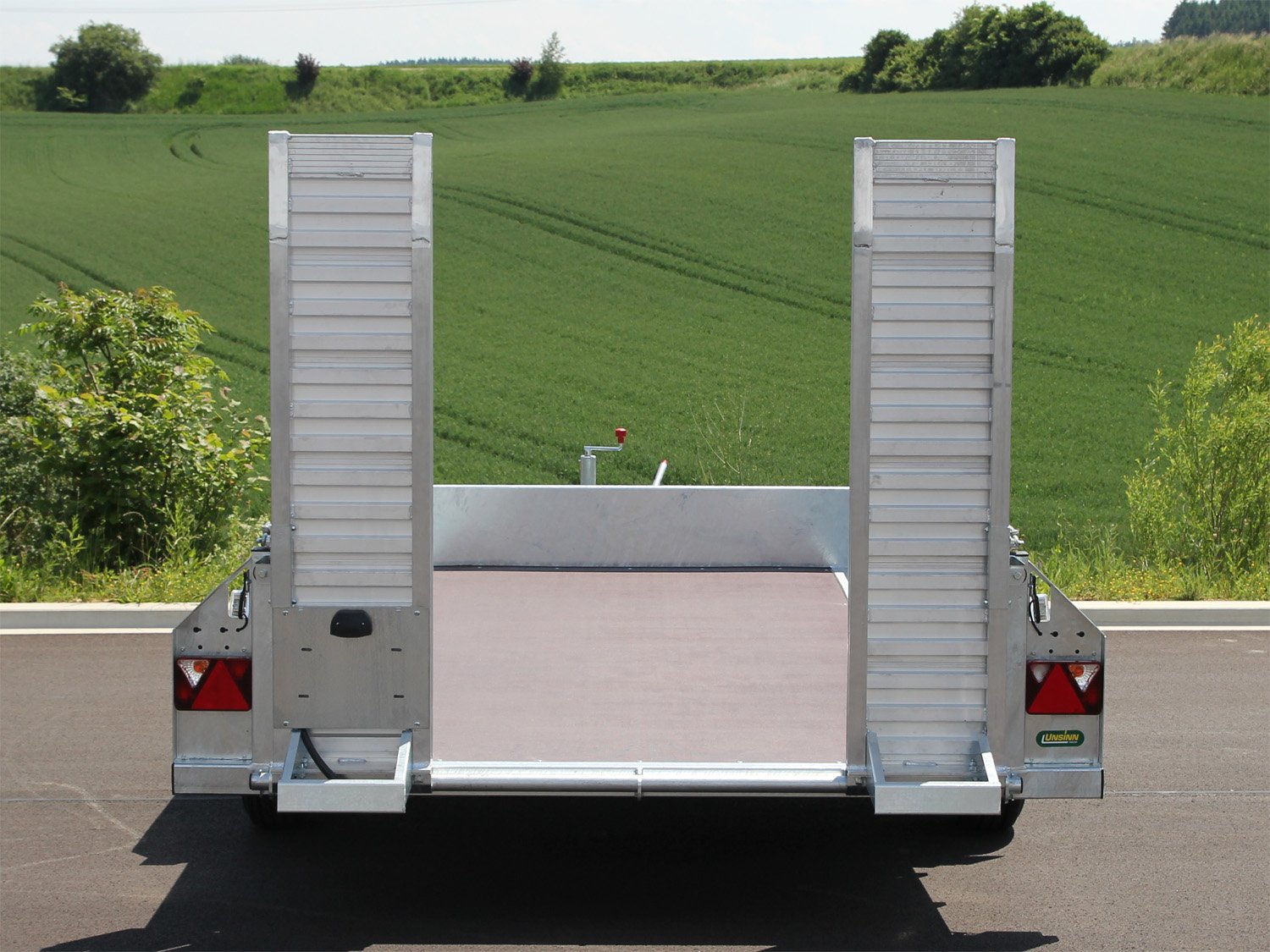 Remorque porte-engins Unsinn UB 3618-35-14 avec rampes rabattables