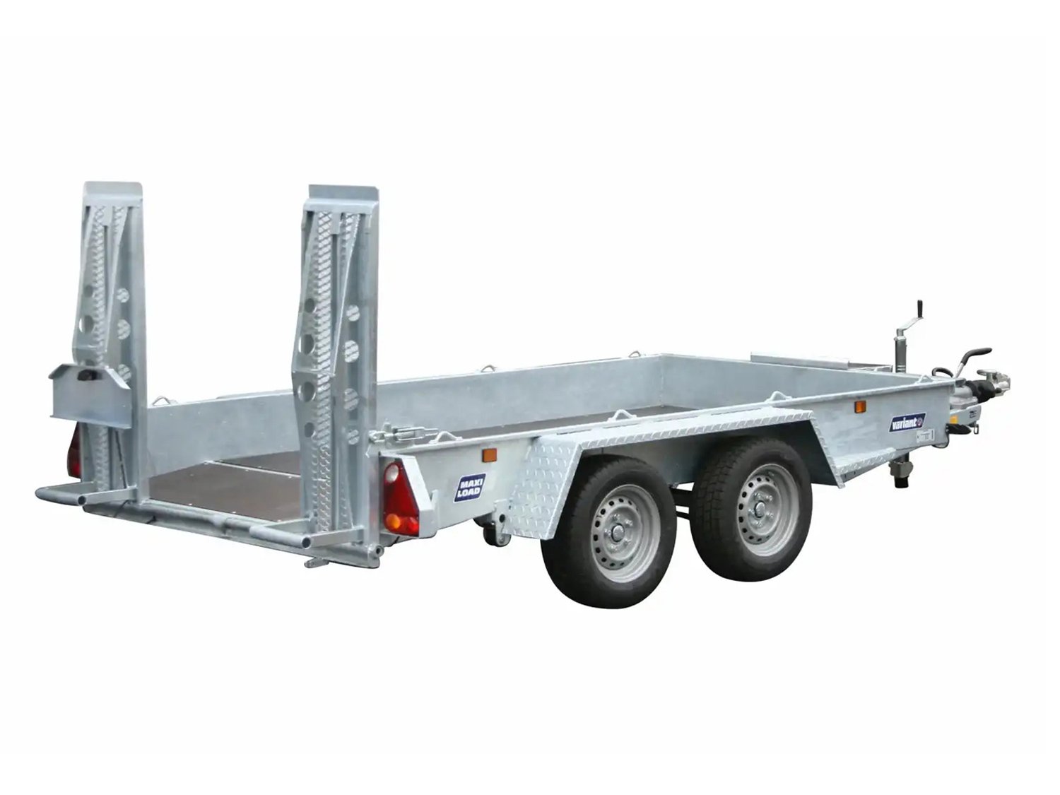 Remorque porte-engins Variant 2716 B3 avec suspension parabolique et hauteur de chargement 29 cm
