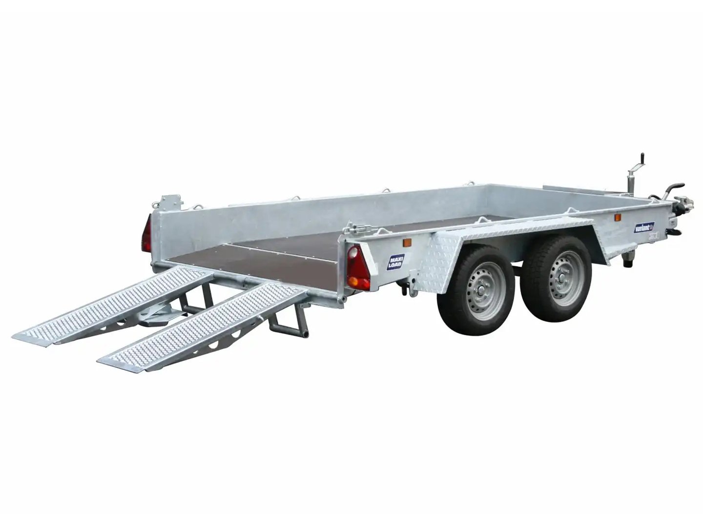 Remorque porte-engins Variant 2716 B3 avec suspension parabolique et hauteur de chargement 29 cm