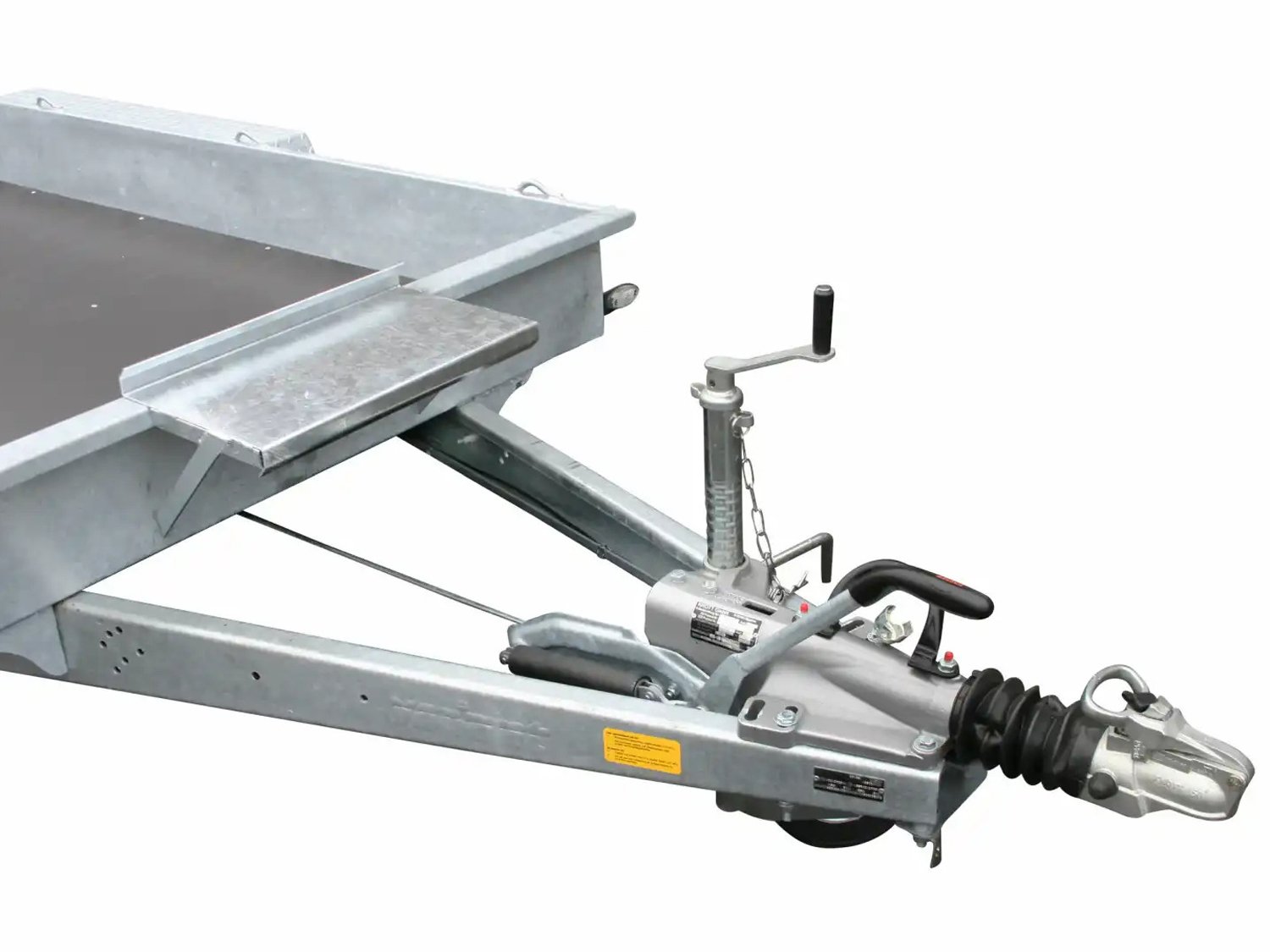 Remorque porte-engins Variant 2716 B3 avec suspension parabolique et hauteur de chargement 29 cm
