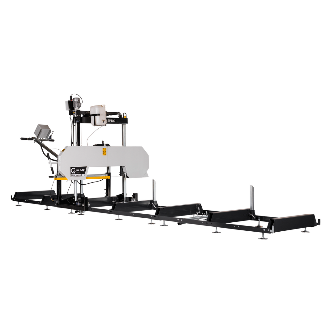 Scierie mobile à essence LUMAG BSW76GLPRO pour grumes jusqu’à 760 mm