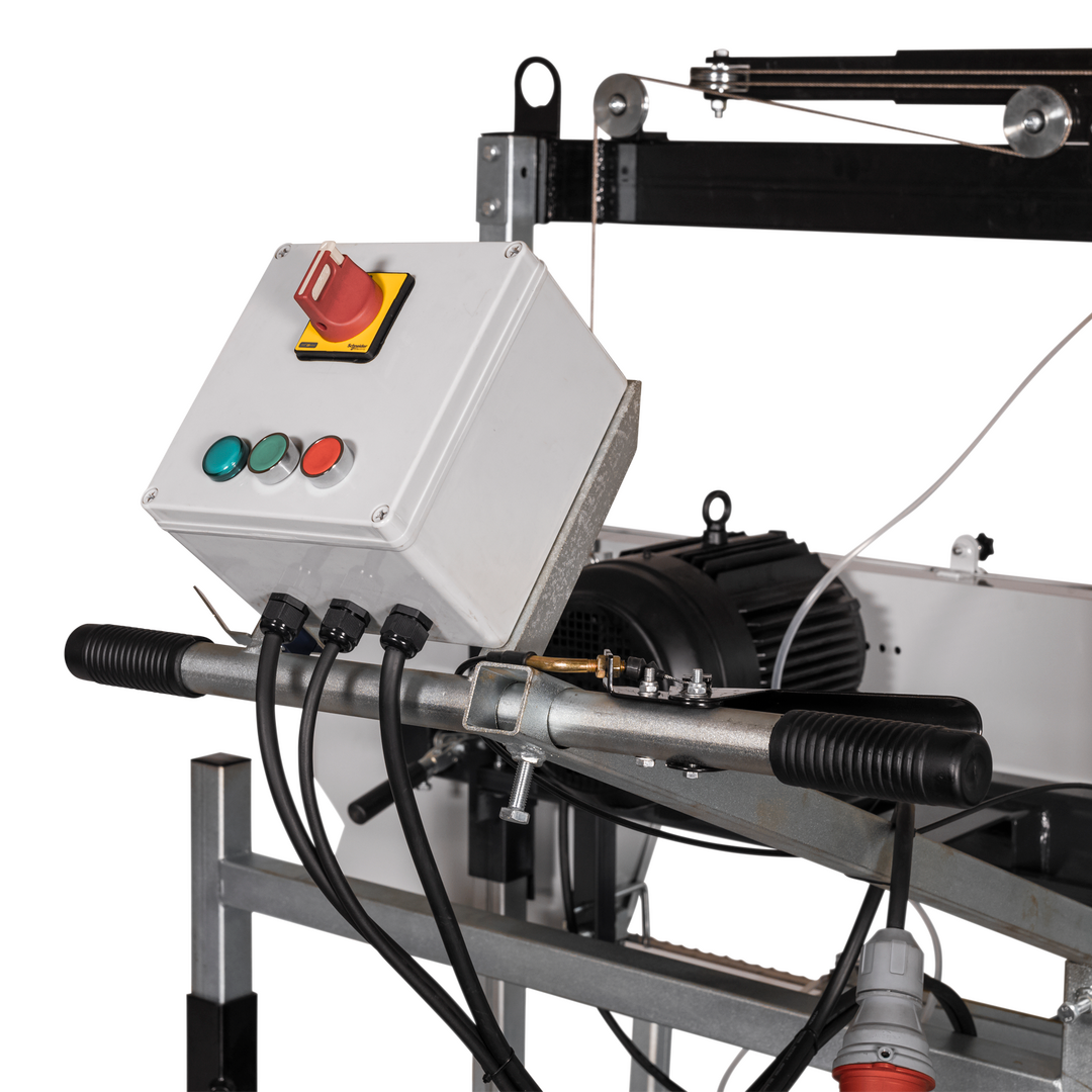 Scierie mobile électrique LUMAG BSW76E PRO pour grumes jusqu’à 760 mm