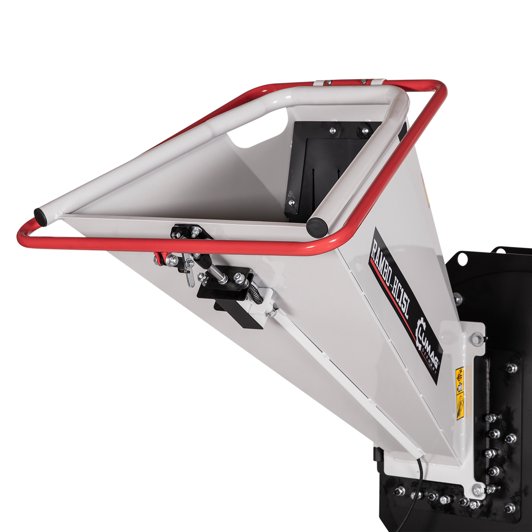 Broyeur de végétaux thermique LUMAG RAMBO-HC15L pour branches et feuillage