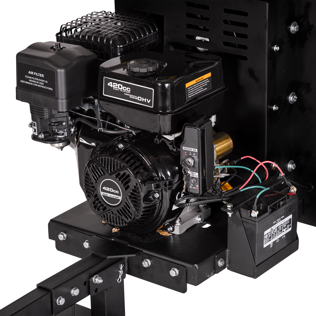 Broyeur de végétaux thermique LUMAG RAMBO-HC15L pour branches et feuillage